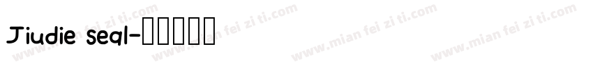 Jiudie seal字体转换